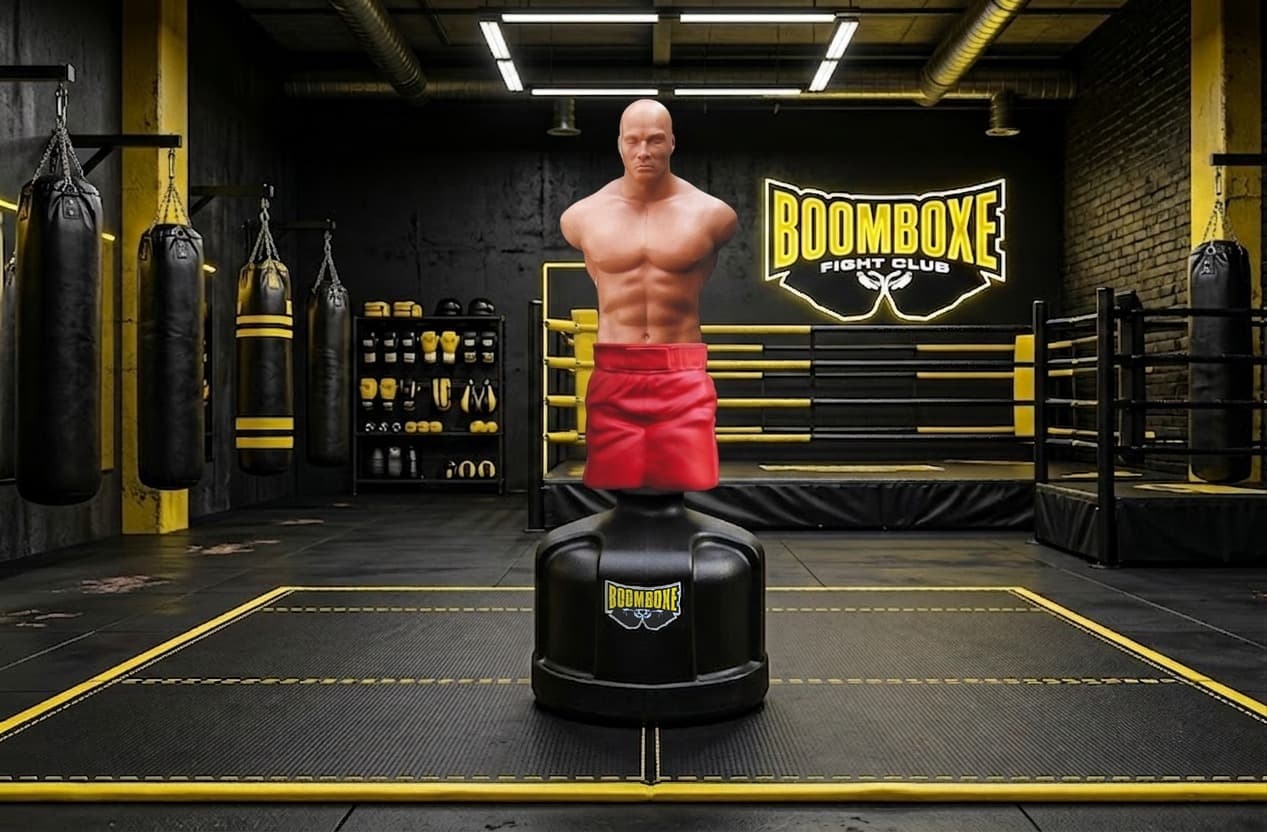 BoomBoxe Thai numa academia de boxe